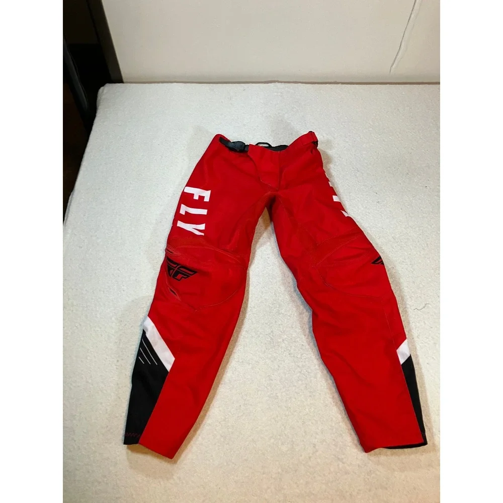 Fly Racing YX F-16 Youth Motocross Jersey and Pants Set Red Black White Size YX